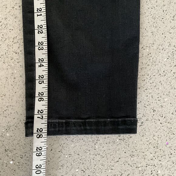 SPANX Jeans Size L Black Washed Pull On Stretch - Picture 9 of 12